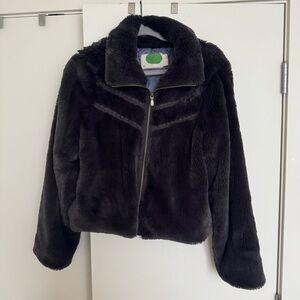 Anthropologie Faux Fur Jacket